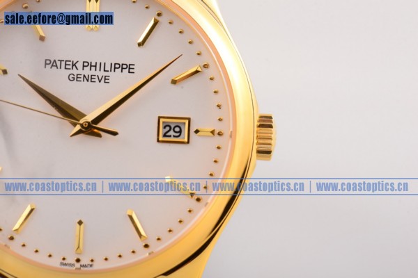 Patek Philippe Calatrava Replica Watch Yellow Gold 5227-JWB